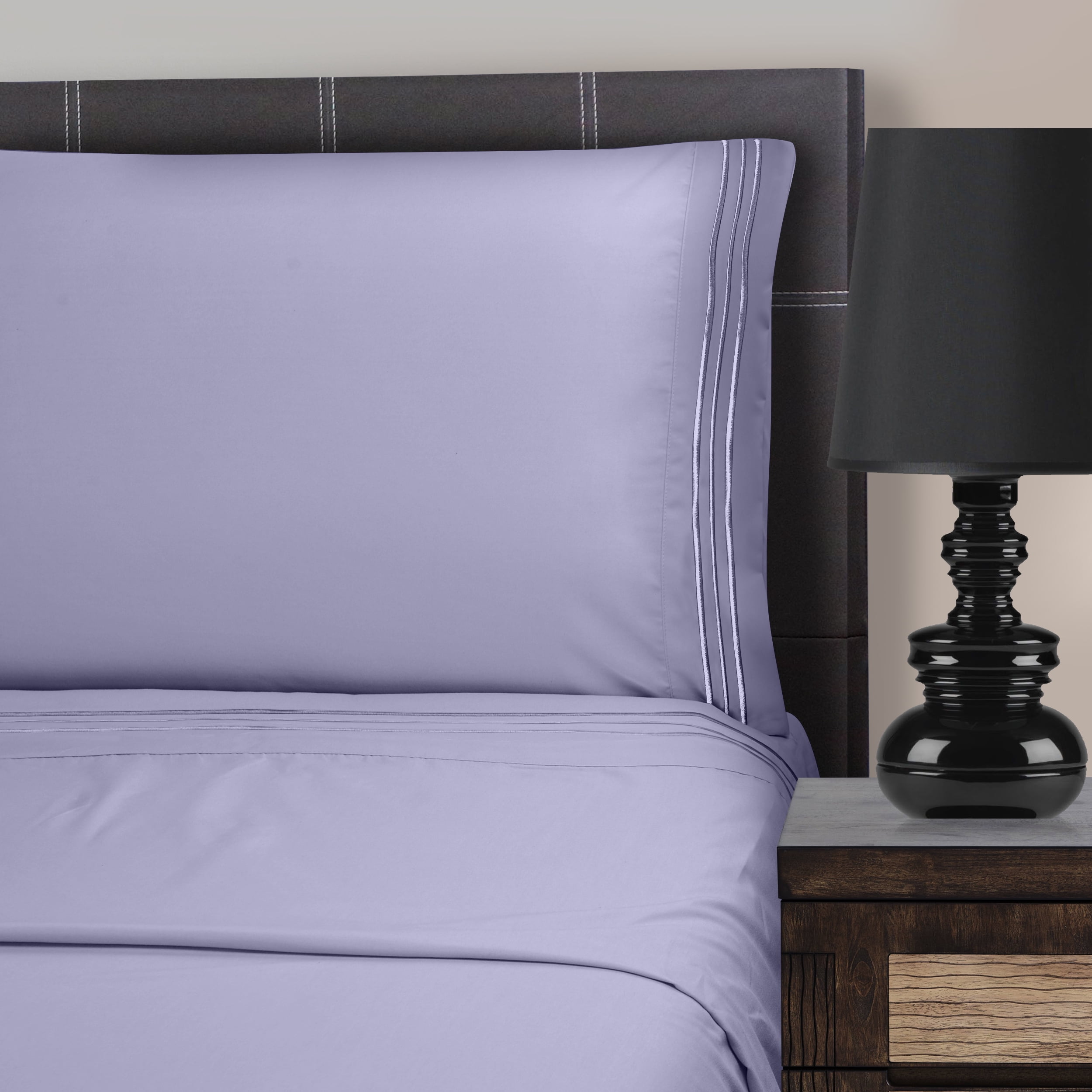 Superior Brushed Microfiber Sheet Set, Cal King, Lilac