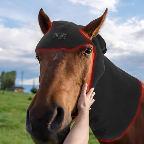 Red Light Therapy Equipment for Horses, Wearable Horses Red & Infrared Light Therapy Device, for Horse Head and Neck Relaxation and Recovery Therapy