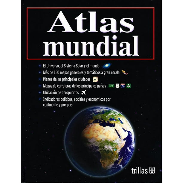Libro Atlas Mundial Tapa Blanda, Autor Editorial Trillas, Editorial Editorial Trillas