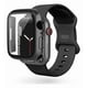 thumbnail image 1 of Correa de Silicona con Funda Protectora de Cristal para Apple Watch, Compatible con Todas las Series, 1 of 4