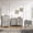 with 1pc nightstand(2 drawers), variant on Holliwill Farmhouse 3 Pieces Bedroom Furniture Set, Wide 8 Drawer Dresser, Tall 6 Drawer Dresser and 3 Drawer Nightstand with Charging Station, Grey