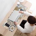 thumbnail image 3 of Long Mouse Pads for Desk,Brown Ethnic Floral and Mandala Pattern Desk Mats on Top Of Desks, Desk Mouse Pad Extra Large with 3mm Non-Slip Base and Stitched Edge for Gaming,Office,Work,Home 31.5"x11.8", 3 of 6