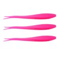 thumbnail image 3 of Señuelos de pesca Suaves WDOplteas 3 Uds. Gusano 17cm TPR Cola Swimbait Rosa, 3 of 9