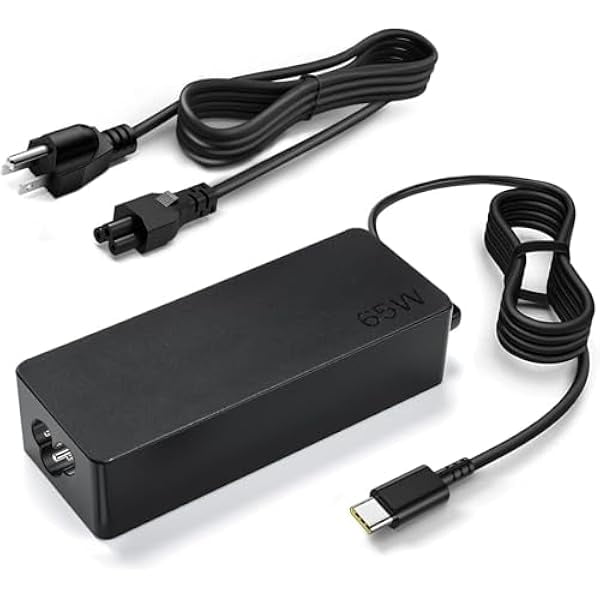 wonima11 65W USB-C Charger for Lenovo V15 G3 IAP CTO 83C4 Laptop Power Supply Adapter Cord
