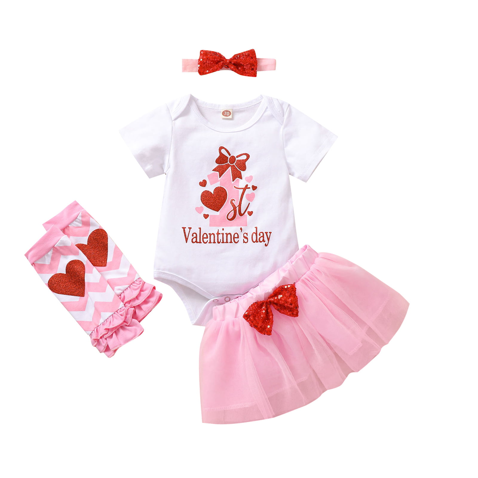 PERSONALISED 1ST VALENTINES Tutu Romper Dress BABY GIRL Newborn PRINCESS Gift 