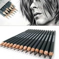 thumbnail image 3 of Drawing Pencils 14pcs/set 12B 10B 8B 7B 6B 5B 4B 3B 2B B HB 2H 4H 6H Graphite Sketching Pencils Professional Sketch Pencils Set for Drawing, 3 of 8