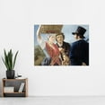 thumbnail image 2 of Coene Market Gossip Woman Child Men Painting Extra Large XL Wall Art Poster Print, 2 of 3