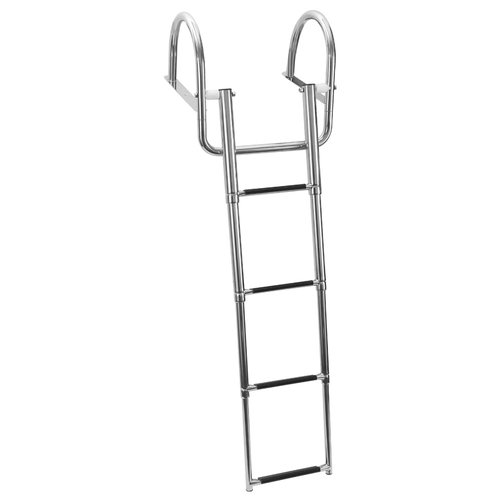 Boarding Ladder, Stainless Steel Telescoping 4 Step Deck Ladder Pontoon