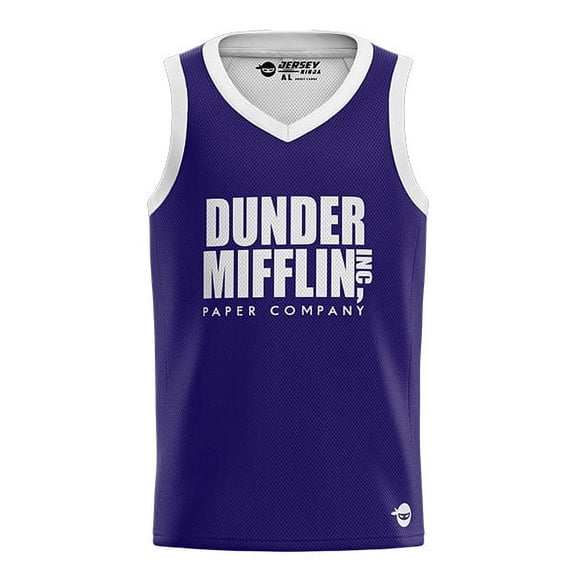 Dunder Mifflin Blue Performance Tank