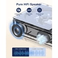 thumbnail image 2 of Reproductor de CD portátil Leapwell con Bluetooth recargable blanco, 2 of 6