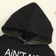thumbnail image 5 of Xudanell Baby Boy Clothes Toddler Boy Outfit 2 4T 6 12 18 24 Month Fall Winter Hoodie Ripped Clothing (Black, 9-12 Months), 5 of 7