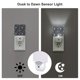 thumbnail image 3 of Balery Space Cars Luz Nocturna LED con Sensor Automático, Enchufe con Sensor Crepuscular, Luz Suave de 0.5W para Dormitorio, Pasillo, Baño-US, 3 of 7