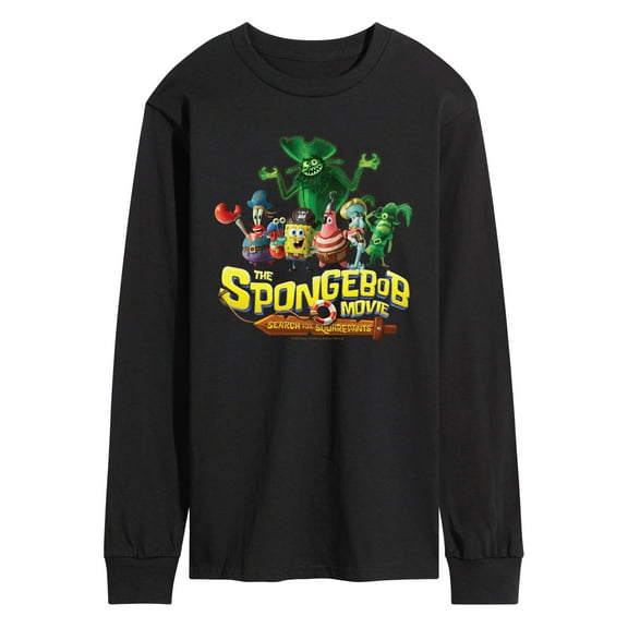 The Spongebob Movie: Search For Squarepants - Logo - Men's Long Sleeve Graphic T-Shirt