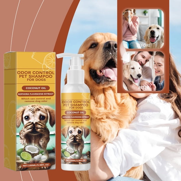 Clean Hair Removal Shampoo For Dogs Is Suitable For All Dogs, Reduces Excessive Hair Shedding, Keeps Hair Healthy And Is Gentle And No Irritating Shampo,100ML