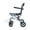 Black 1, variant on Folding Wheelchair - Ultra-Light Carbon Steel Frame with Smooth PU Wheels, Ergonomic Portable Transit Chair for Easy Transport