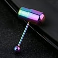 thumbnail image 5 of TELOLY 1Pc Cool Vibrating Barbell Tongue Rings Bars Piercing Stainless Steel Body Jewelry, 5 of 7