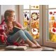 thumbnail image 3 of 104 piezas de calcomanías para ventana con motivo del Día de Acción de Gracias, calcomanías para ventana con hojas de otoño, decoraciones para ventana con calabazas, hojas de arce y pavos,, 3 of 7