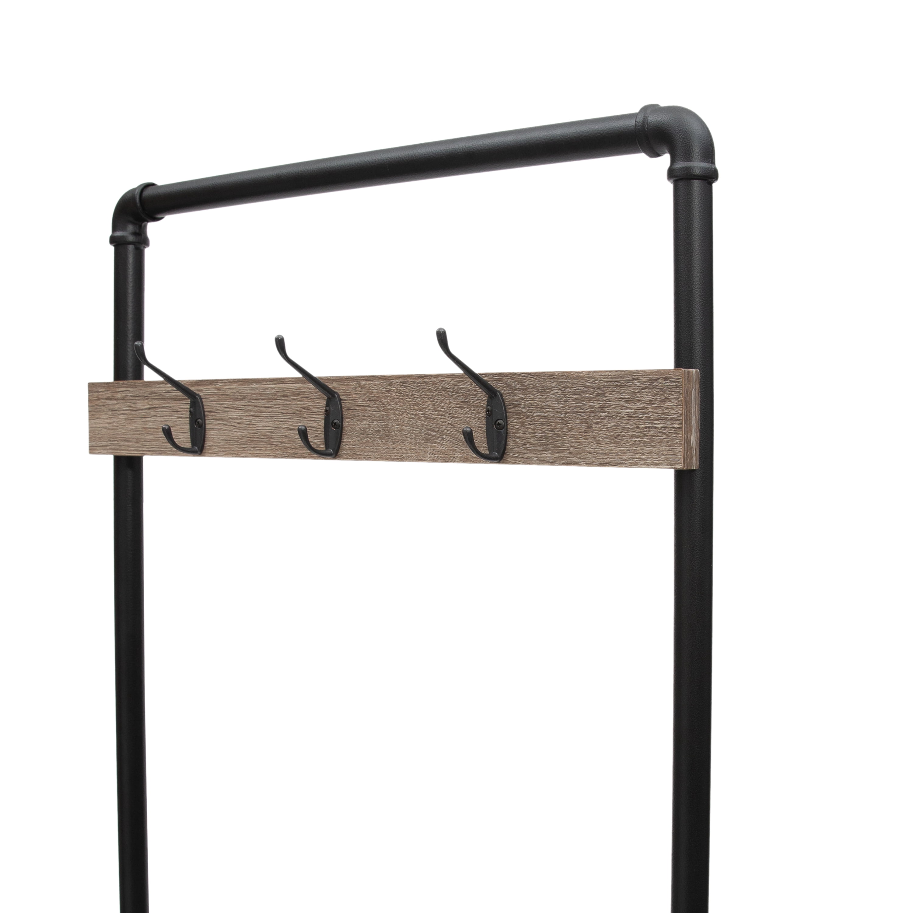 Organize It All Pipe Line Metal Entryway Storage