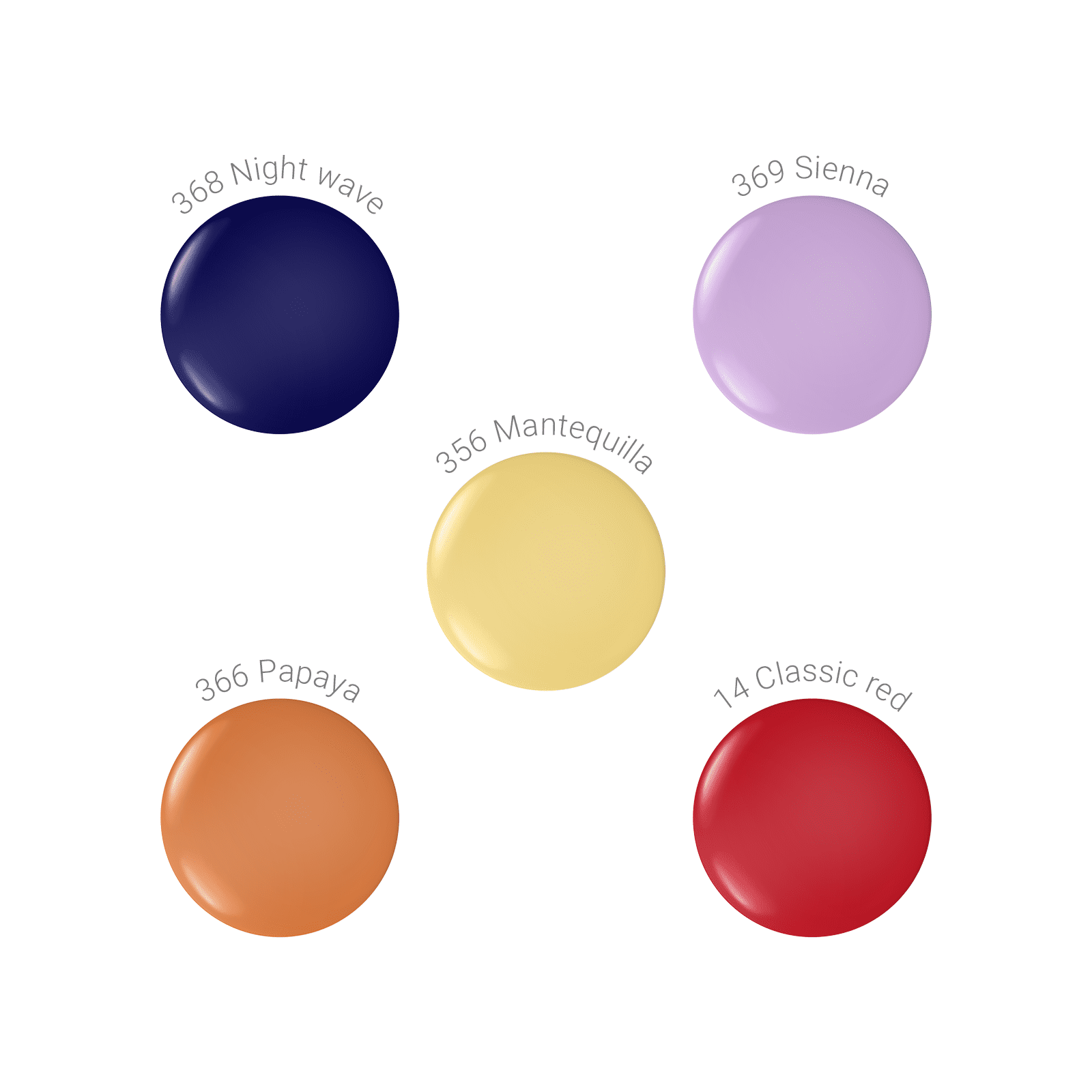 Eternal Nail Polish Collection: Navy - 5PCS, 0.46 fl oz ea.