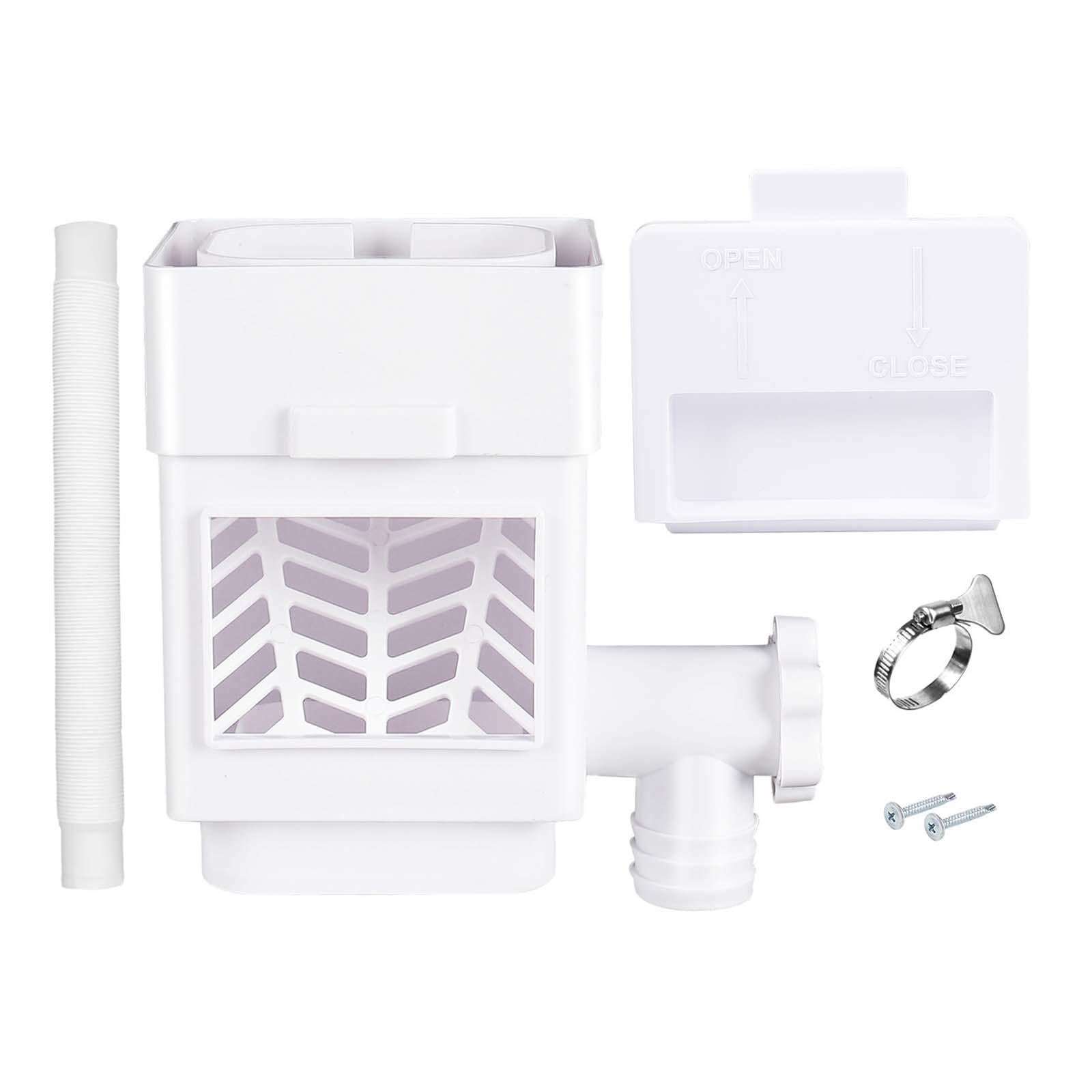 YWMJZEU Rain Water Collection System Accessories Raindrop Collection for 2 inch x 3 inch White