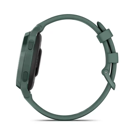 Garmin Lily 2 Active 38 mm Women Stylish GPS Smartwatch Jasper Green w Black EarBuds
