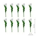 thumbnail image 3 of 10 PCS Artificial Tulip Flowers, 13 Inch Real Touch PU Faux Tulips Stems, Multicolor Spring Bouquet for Easter, Mother's Day, Valentine's Decor, Wedding, Gifts and Home Floral Arrangements, 3 of 5