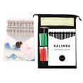 thumbnail image 1 of 17 teclas Kalimba madera pulgar dedo piano instrumento musical para principiantes (B), 1 of 6