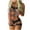 Orange, variant on Bixock Pajamas for Women Set Print Lace Sleeveless Cami Top Spliced Shorts Casual Solid Color Loungewear Pajama Set for Daily Indoor
