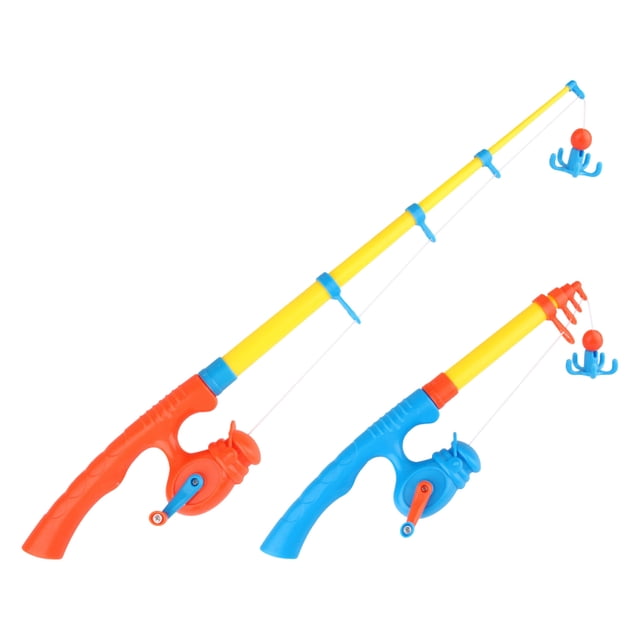 1pc Random Color Pool Fishing Toy Magnet Pole Stretchable For Toddlers Outdoor Pool Bathtub Hand Eye Coordination Fun Water Game