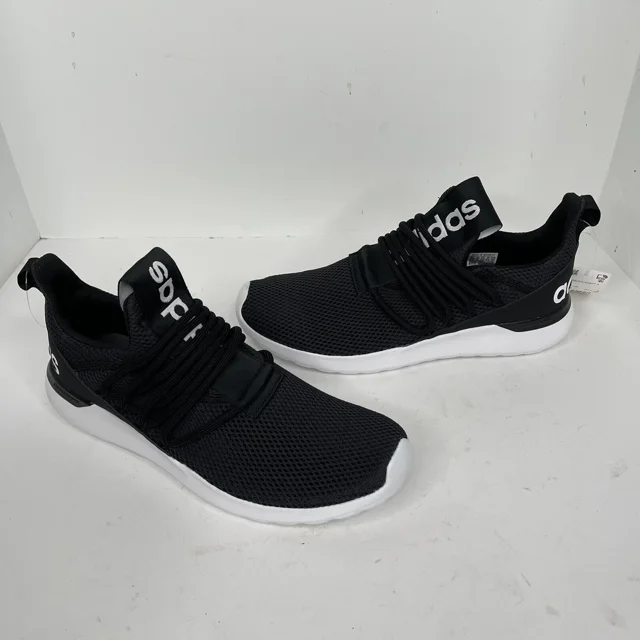 Adi-das Men's 'Lite Racer Adapt 3.0' Running Sneakers Slip-On size 9.5 New Black