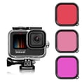 thumbnail image 1 of Waterproof Protective Case Accessory Kit for GoPro Hero 11/10/9 Underwater Diving Cover with Waterproof Housing, 1 of 6