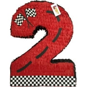 20" Tall Red Race Car Theme Number Two Pinata Two Fast Racecar Themed Party Start Your Engines Rollind Dubs Theme