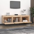 Supporto TV Mobile In Rovere Artigianale VidaXL, 152x22x113 Cm, Con 3 Scaffali, Design Moderno