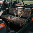 thumbnail image 3 of Uorisanigo UTV Seat Cover Universal Mule Seat Cushion Cover Fit for 3010 Diesel 4x4 2003-2008, Elastic Polyester Fabric Bench Seats Covers Full Protection(Camo American Flag Wolf Hunter), 3 of 7