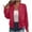 *Hot Pink, variant on ClodeEU Womens Long Sleeve Zippered Jacket Top Outerwear，Outerwear Coat with Pockets Blue,Womens Plus L