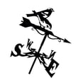 thumbnail image 1 of Retro Metal Weathervane Weather Vane Wind Direction vane garden yard ornament Indicator Brids, 1 of 9