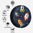 thumbnail image 6 of Kdxio Spaceships and Stars for Tire Cover Wheel Protectors Tyre Covers Weatherproof Wheel Covers Universal Fit for Trailer Rv SUV Truck Camper Travel Trailers 17 inch, 6 of 8