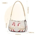 thumbnail image 3 of FORMRS Womens Shoulder Bag with Chain Strap Clutch Purse Cute Tote Handbag, Winter Geese, 3 of 7