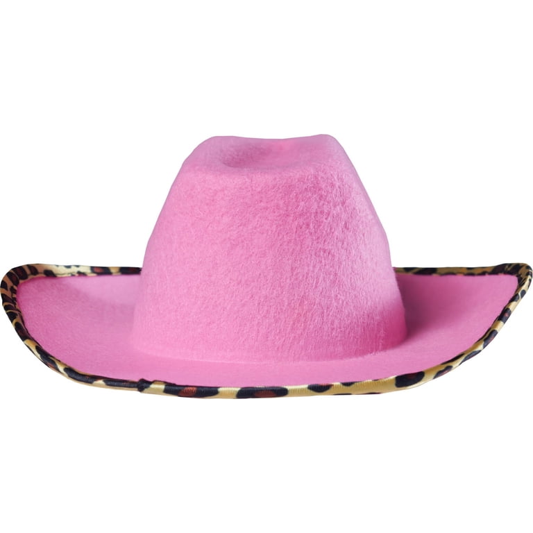 Funny Cat Cowboy Hat – Adjustable Pet Headwear For Costumes, Birthday, Halloween (Brown, Pink, Black)