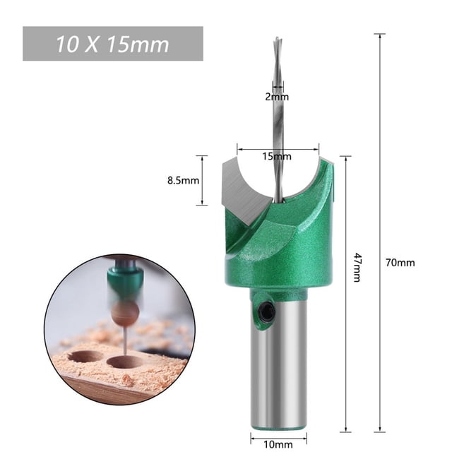 6-30mm Buddha Beads Ball Milling Cutter 10mm Shank Router Bit Woodworking Tools