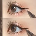 thumbnail image 3 of Delineador de ojos líquido ultrafino mate negro marrón, Lápiz Delineador de ojos suave de secado rápido, resistente al agua, lápiz de pestañas inferiores, Cosméticos de maquillaje （05, 3 of 5