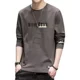 thumbnail image 3 of Camiseta De Manga Larga Para Hombre Tops Sueltos De Moda, 3 of 7