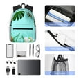 thumbnail image 4 of Disketp Tropical Pineapple Mochila Ligera Clásica con Múltiples Bolsillos, Mochila Casual para Hombre y Mujer, Ideal para Escuela, Trabajo y Viajes, 4 of 6