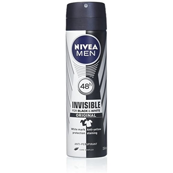 Nivea For Men Invisible Power Anti-Perspirant Spray 150Ml (6 Pack)