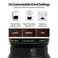 thumbnail image 3 of Aeitto Burr Coffee Grinder, Coffee Grinder Electric, Stainless Steel Coffee Bean Grinder, 24 Grind Settings, Espresso/Pour Over/Cold Brew/French Press Coffee Maker, Beige, 3 of 13