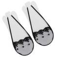 thumbnail image 6 of Invisible Lace Not Show Half Toe Socks With Slingback Breathable Cotton Liner Socks For Women Casual Shoe Hosiery, 6 of 9
