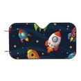 thumbnail image 7 of Daiia Spaceships and Stars Windshield Sun Shade for Car SUV Truck (Small ), Car Sun Shade Windshield, Car Shades for Front Windows, Sunshade for Car Windshield, 7 of 7