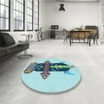 thumbnail image 4 of Ahgly Company Tapis d'Intérieur Lavables en Machine, Carrés de Transition, Carrés 4', 4 of 7