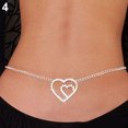 thumbnail image 2 of HEVIRGO Femmes Strass Papillon Danse Corps Ventre Taille Chaîne Bijoux de Mode, 4, 2 of 7