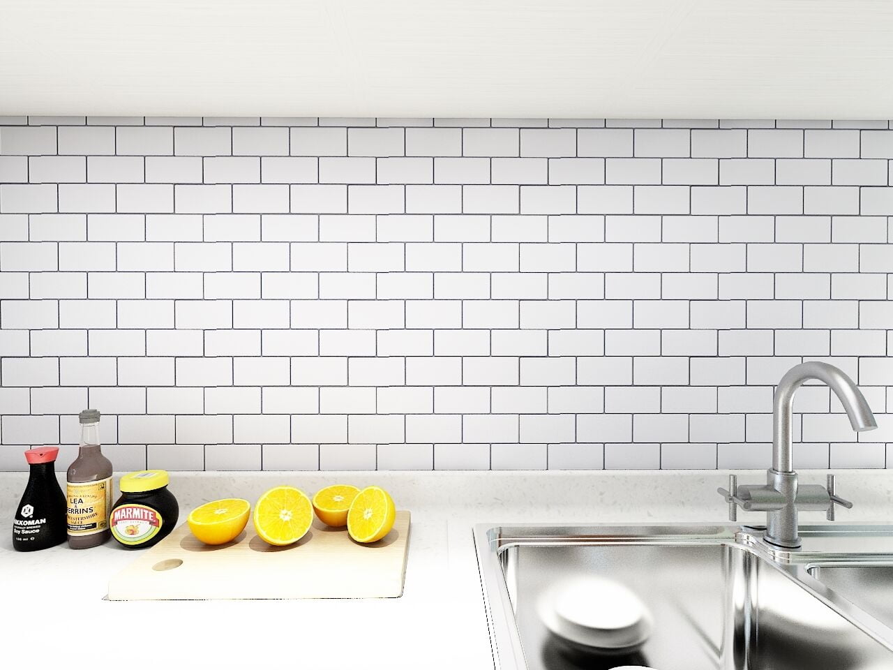 Art3d Floral White 12 in. x 12 in. Peel and Stick Wall Tile Backsplash (10-Pack)